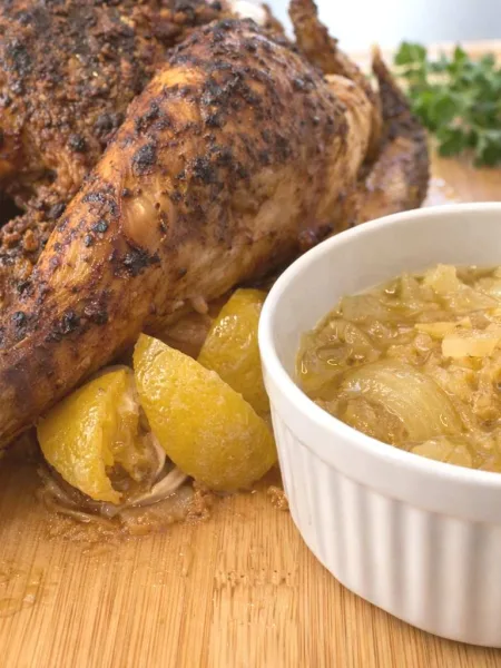 Poulet au citron confit