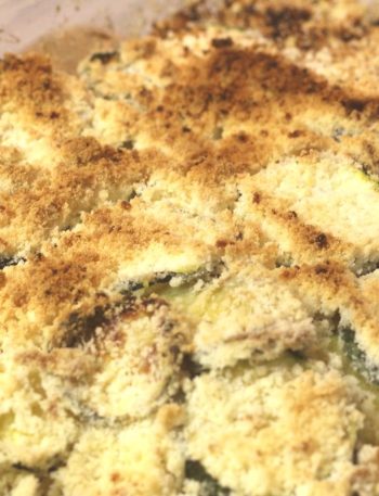Crumble de courgettes