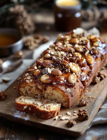 Pain d'épices aux fruits secs et au miel