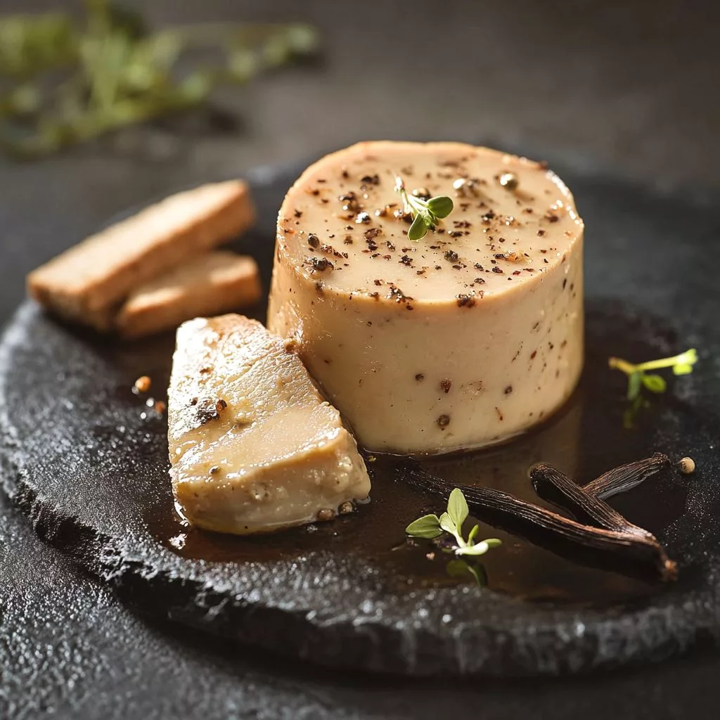 Foie gras mi-cuit à la vanille