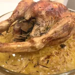 Poularde rôtie au four