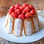 Charlotte aux fraises - crédit photo : C. Aucher via Adobe Stock