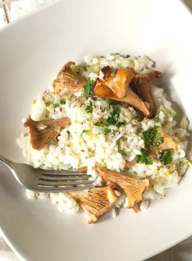 Risotto aux girolles