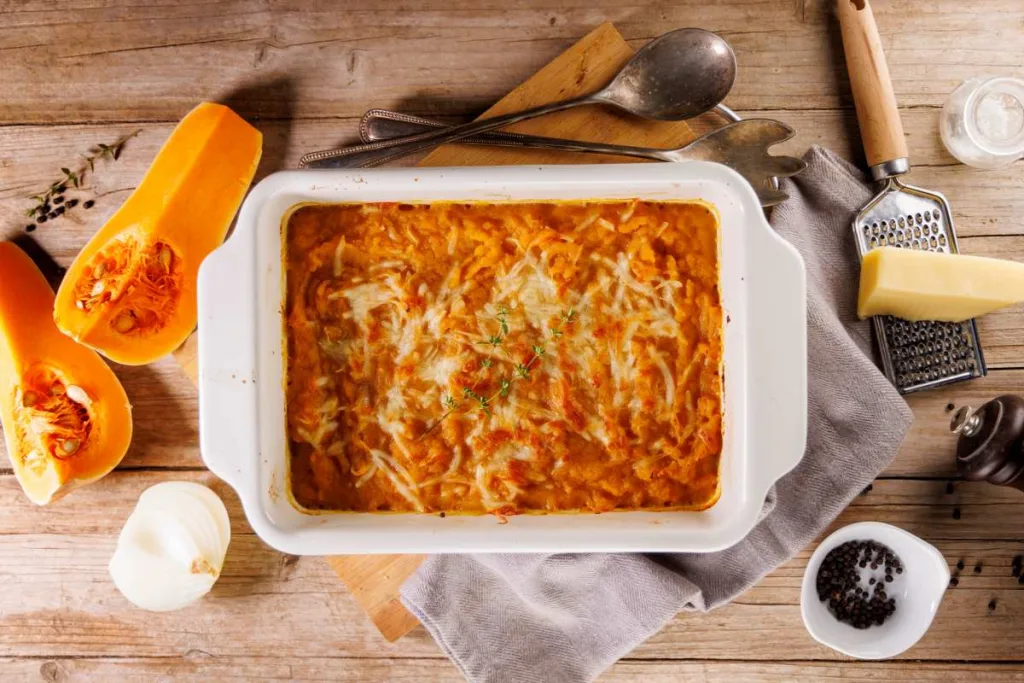 Gratin de butternut râpée