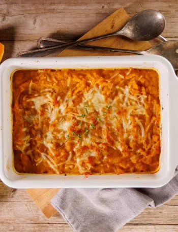 Gratin de butternut râpée