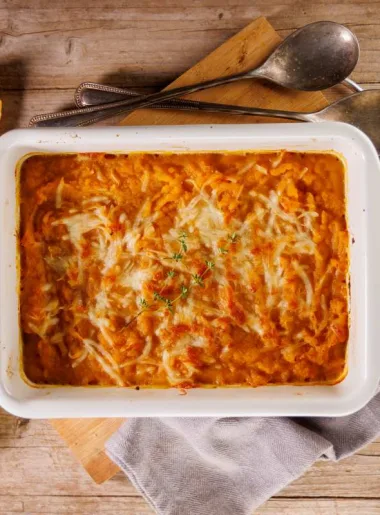 Gratin de butternut râpée