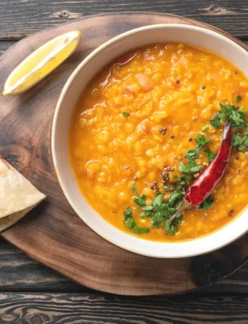 Dahl de lentilles corail