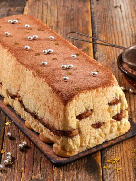 Bûche de Noël façon tiramisu